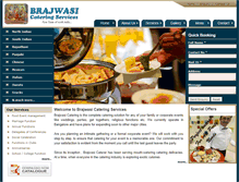 Tablet Screenshot of brajwasicatering.com